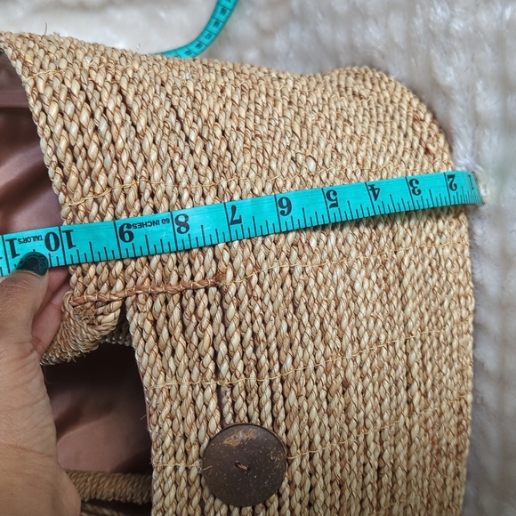 HANDWOVEN Caribbean Beach Tote ~ 🌴 ⛱️ 🛥⛵️ - Picture 12 of 16